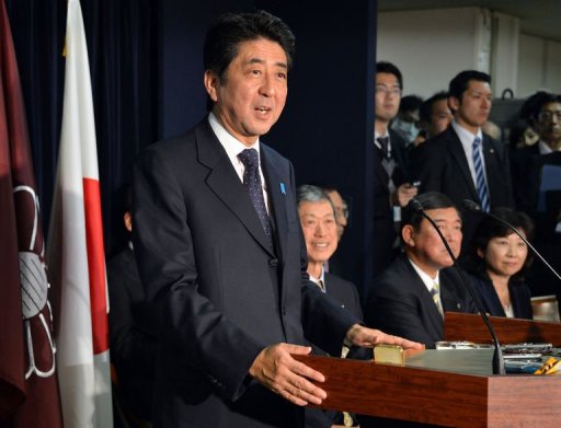 Japon Shinzo Abe nouveau Premier ministre