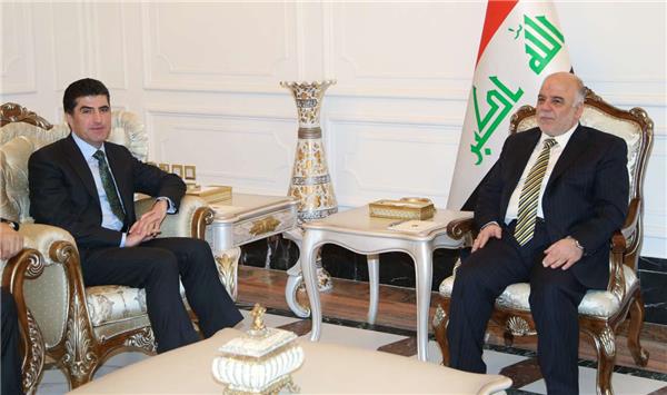 Nechirvan-Barzani-and-Iraq-PM-al-Abadi