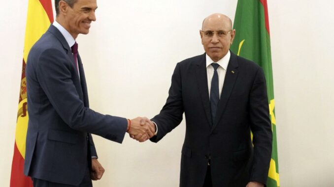 Spanish Prime Minister Pedro Sanchez visits Mauritania